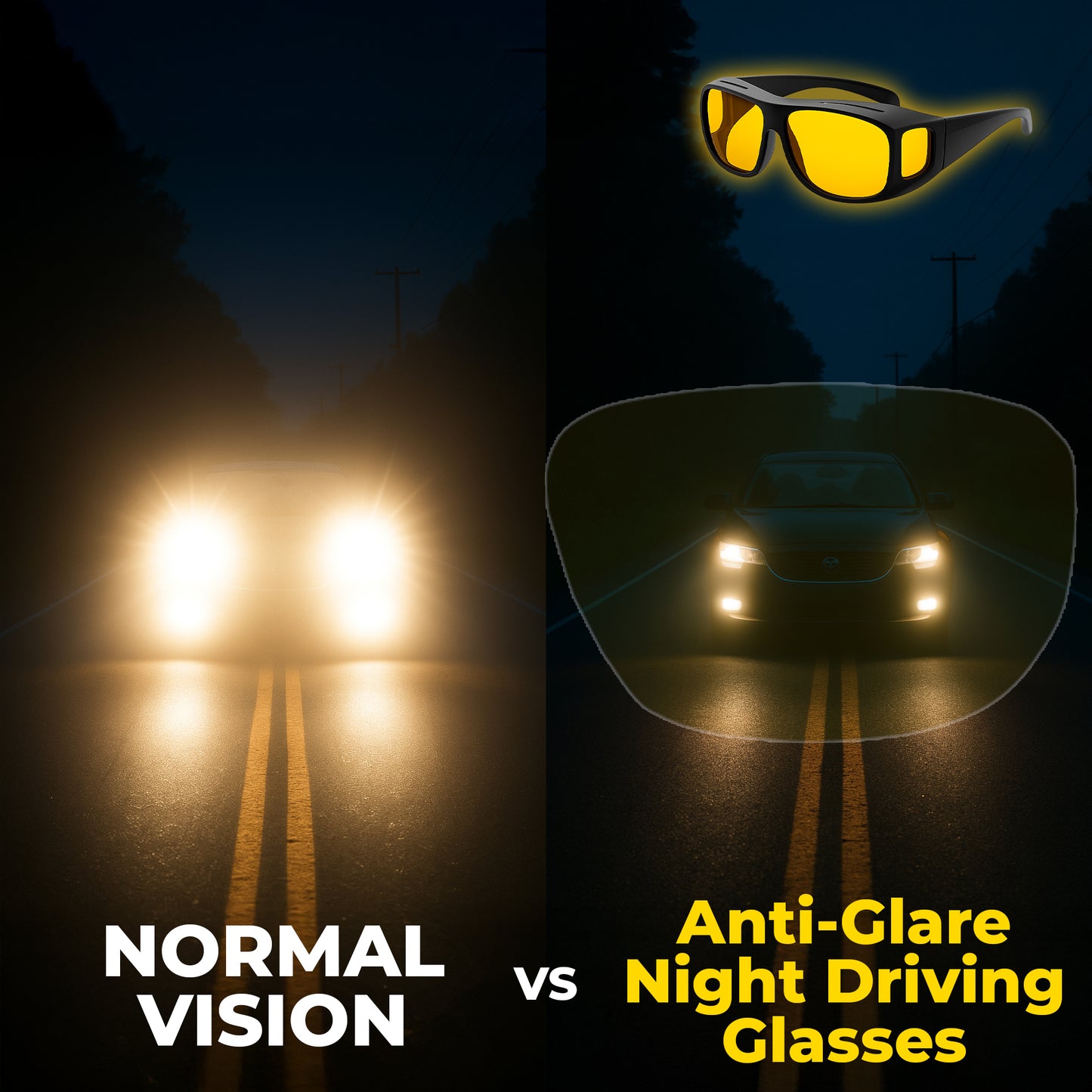 ZenLight™ – Anti-Glare Night Driving Glasses